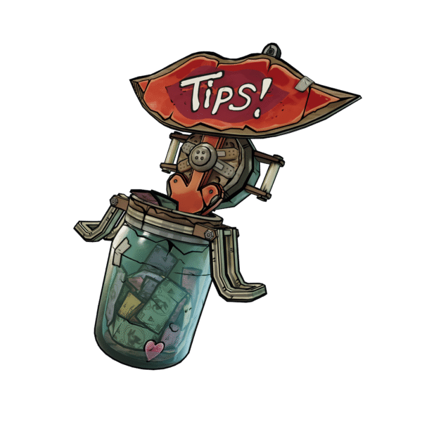 Tarro de propinas de Moxxi